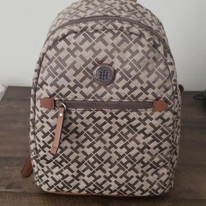 TOMMY Hilfiger monogrammed bagpack new with tags.